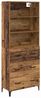 vidaXL Highboard Altholz 69,5 x 34 x 180 cm Holzwerkstoff 3415739 Bild 2