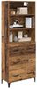 vidaXL Highboard Altholz 69,5 x 34 x 180 cm Holzwerkstoff 3415739 Bild 3