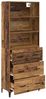 vidaXL Highboard Altholz 69,5 x 34 x 180 cm Holzwerkstoff 3415739 Bild 5