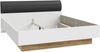 FORTE Bett MAYACUS, Belastberikeit 240 KG, Bett mit gepolstertem Kopfteil, Beleuchtung optional bestellbar Bild 4