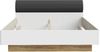 FORTE Bett MAYACUS, Belastberikeit 240 KG, Bett mit gepolstertem Kopfteil, Beleuchtung optional bestellbar Bild 3