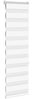 vidaXL Doppelrollo Weiß 50x150 cm Stoffbreite 45,9 cm Polyester 4014745 Bild 3
