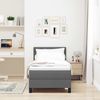 vidaXL Boxspringbett mit Kopfteil Dunkelgrau 80 x 200 cm Stoff 3338721 Bild 3