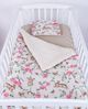 Babydecke BABYLUX Babydecke Krabbeldecke MINKY Kuscheldecke 75x100 cm+KISSEN, BabyLux, K140 - Zauberhafte Rosenhüpfer Bild 2