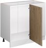 Eckunterschrank R-Line Artisan-Eiche 86 cm , AP Anthrazit Vicco Bild 4