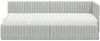 vidaXL Eckbettgestell mit Matratze mit Kopfteil 2 pcs Hellgrau Samt 3393798 Bild 5