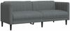vidaXL Sofa 3-Sitzer , Dunkelgrau Bild 2