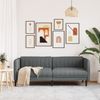 vidaXL Sofa 3-Sitzer , Dunkelgrau Bild 3