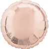 Folienballon rosegold rund 43 cm Bild 1