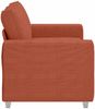 vidaXL Zweisitzer-Sofa Rot Orange 160x77x82 cm Cordstoff 4105199 Bild 5