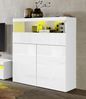 OTTO home Highboard Schrank, Hochschrank, Hochkommode, mit 2 Türen und 1 Schubkasten, Breite 100 cm, ohne Beleuchtung Bild 3