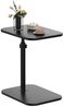 JEOBEST Beistelltisch Holz Klein Couchtisch Sofatisch: C Form, Höhenverstellbarer Side Table, Sofatisch mit Metallgestell Bild 2