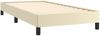 vidaXL Bettgestell Creme 100x200 cm Kunstleder [346888] Bild 4