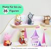 stadtecken Holzregal für Musikbox I passend für die Toniebox und ca. 35 Tonies I Perfekte Aufbewahrung im Kinderzimmer I zum Aufstellen oder Aufhängen (Märchenschloss) Bild 4