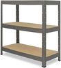 shelfplaza PRO 90x80x30 cm Schwerlastregal in grau mit 3 Böden und 200 kg Traglast pro Boden Bild 5