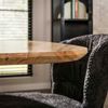 alesvelt Esstisch NEVIO TRIANGOLO Organischer Massivholztisch mit Spider-Gestell (1-Tisch), 135x76 cm Akazie massiv 6 Personen Bild 2