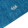 Gabbeh Teppich Wolle blau 160 x 230 cm Kurzflor CALTI Bild 5