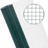 Zaunset Volierendraht Gartenzaun 1 x 25 m Drahtzaun 19 mm Zaun Komplett-Set Grün Bild 4