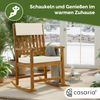 Deuba Schaukelstuhl Wippfunktion Bild 5