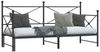 vidaXL Tagesbett Ausziehbar ohne Matratze Schwarz 90x200 cm Stahl 4104675 Bild 5