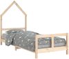vidaXL Kinderbett 80x200 cm Massivholz Kiefer 834564 Bild 2