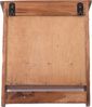 Wandregal Granja Mahagoni Holz, 2 Schubladen und Haken braun Bild 5