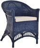 Krines Home Esszimmersessel Rattansessel Landhaus Flechtsessel Wintergarten Sessel Korbsessel, mit Armlehnen, Natur Rattan Bild 5