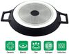 Ø36cm Paella-Pfanne Bräter Bratpfanne Servierpfanne Schmorpfanne Induktion Bild 2