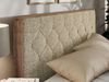 Polsterbett mit Bettkasten LARINO CLASSIC 160 x 200 cm Lattenrost und Gasdruckfedern, stabiles Bettgestell, modernes Design - Beige Strukture Bild 4