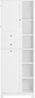 SoBuy BZR104-W Badezimmer-Hochschrank, MDF, Lackiert, Weiß, 60 x 171 x 37 cm Bild 1