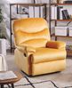 Sessel Samtstoff gelb verstellbar ESLOV Bild 3