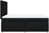vidaXL Boxspringbett mit Matratze Schwarz 160x200 cm Stoff 3291326 Bild 5