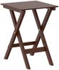 vidaXL Schaukelstuhl mit Klapptisch Braun Massivholz Pappel 3281256 Bild 4