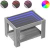 vidaXL LED-Couchtisch Grau Sonoma 73x53x45 cm Holzwerkstoff 847551 Bild 2