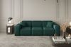 Sofaset Designersofa CELES 3-2-1 in Stoff Opera Velvet Opalgrün Bild 5