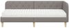 vidaXL Eckbettgestell Taupe 80 x 200 cm Stoff 3394106 Bild 5