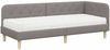 vidaXL Eckbettgestell Taupe 80 x 200 cm Stoff 3394106 Bild 2