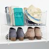 mDesign Hängeregal Drahtkorb Allzweckkorb Organizer 2er-Set Metall Weiß Bild 3