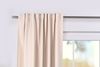 Deco-Raum® Vorhang mit Struktur | Größe: 140cm x 245cm | Material: Polyester | Farbe: Creme Bild 4