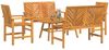 vidaXL Garten-Lounge-Set 5 pcs Braun Massivholz Akazie 3154129 Bild 3