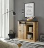 Home affaire Regal SHERWOOD, modernes Holz Dekor, mit Scheunentorbeschlag aus Metall, Breite 93 cm Bild 2