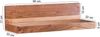 Wandregal MUMBAI Massiv-Holz Akazie Holzregal 60 cm Landhaus-Stil Hänge-Regal Echt-Holz Wand-Board Natur-Produkt Bild 4