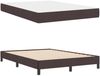 vidaXL Boxspringbett mit Matratze Dunkelbraun 160 x 200 cm Stoff 3398503 Bild 5