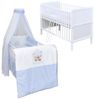 Baby-Delux Komplettbett Babybett Jack Komplettset, 10-tlg, Kinderbett 70x140 cm weiß, Bettset verschiedene Designs Bild 4