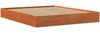 vidaXL Massivholzbett ohne Matratze Wachsbraun 160x200 Kiefernholz 844816 Bild 3