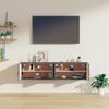 vidaXL Wandschränke 2 Stk. Grau 60x30x30 cm Massivholz Kiefer 818370 Bild 3