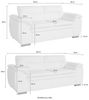 COTTA Polstergarnitur Leandra, Set bestehend aus: 2-Sitzer & 2,5-Sitzer Bild 4