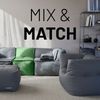 Lumaland Sitzsack-Sessel Modular 96x72x70cm pastellgrün Bild 3