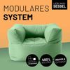 Lumaland Sitzsack-Sessel Modular 96x72x70cm pastellgrün Bild 2