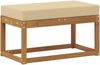 vidaXL Outdoor Hocker Bank Massivholz Akazie Natur 900667 Bild 2